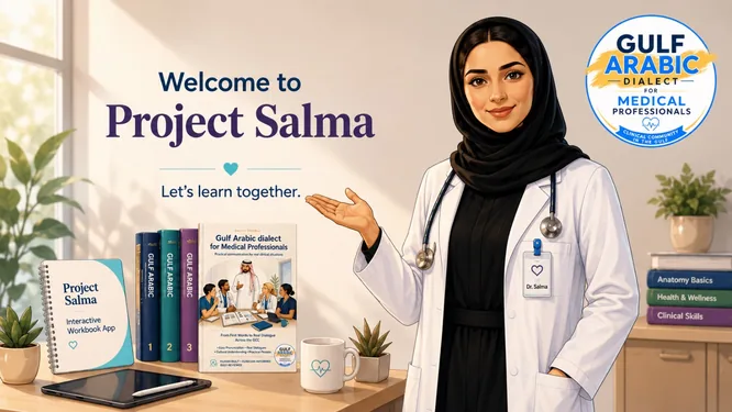 Project Salma interactive Gulf Arabic practice app for healthcare professionals